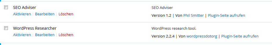 Ungewollte SEO-Tools